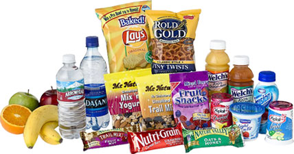 Image of the healthy foods we offer at Harvest Foods Vending