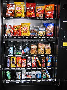 Image of a snack machine