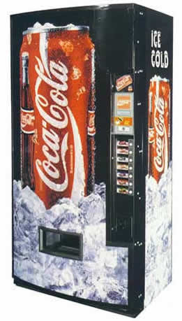 Harvest Fields Vending Coke Machine